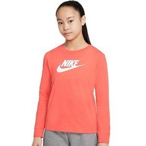 Nike Girl’s Long Sleeve Cotton Shirt (S) NWT